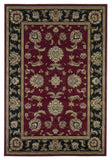 9' X 13' Red and Black Area Rug - Homeroots - Flyclothing LLC