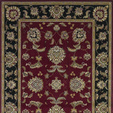 9' X 13' Red and Black Area Rug - Homeroots - Flyclothing LLC