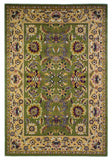 10' X 13' Green Taupe Machine Woven Floral Traditional Indoor Area Rug - Homeroots - Flyclothing LLC