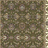 9' X 13' Polypropylene Green Or Ivory Area Rug - Homeroots - Flyclothing LLC