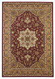 9' X 13' Polypropylene Red Or Beige Area Rug - Homeroots - Flyclothing LLC