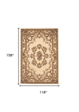 9' X 13' Polypropylene Ivory Area Rug - Homeroots - Flyclothing LLC