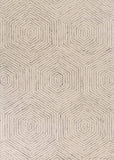 9' X 12' Sand Beige Wool Geometric Hand Tufted Area Rug - Homeroots - Flyclothing LLC