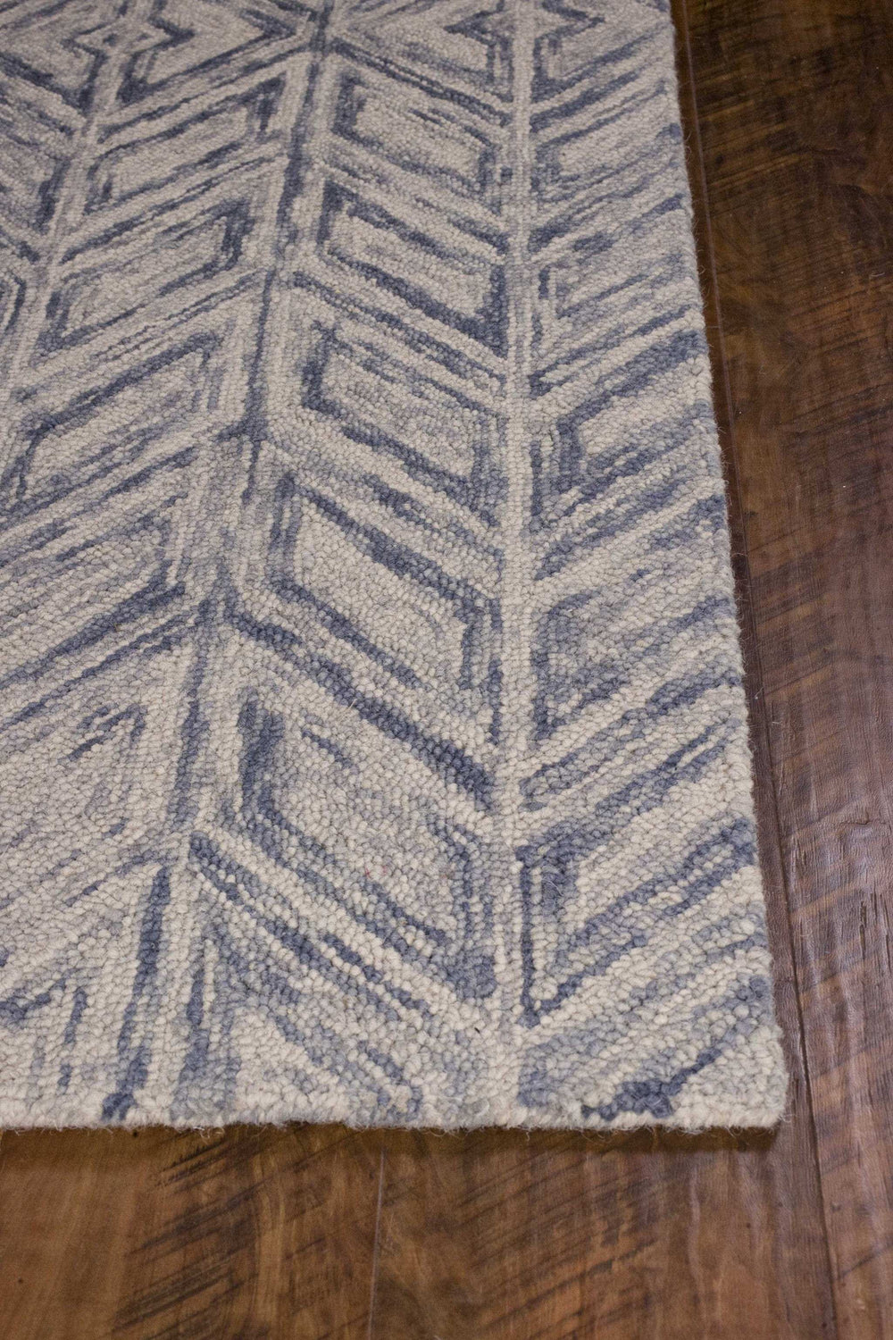 9' X 12' Blue Wool Hand Tufted Area Rug - Homeroots - Flyclothing LLC