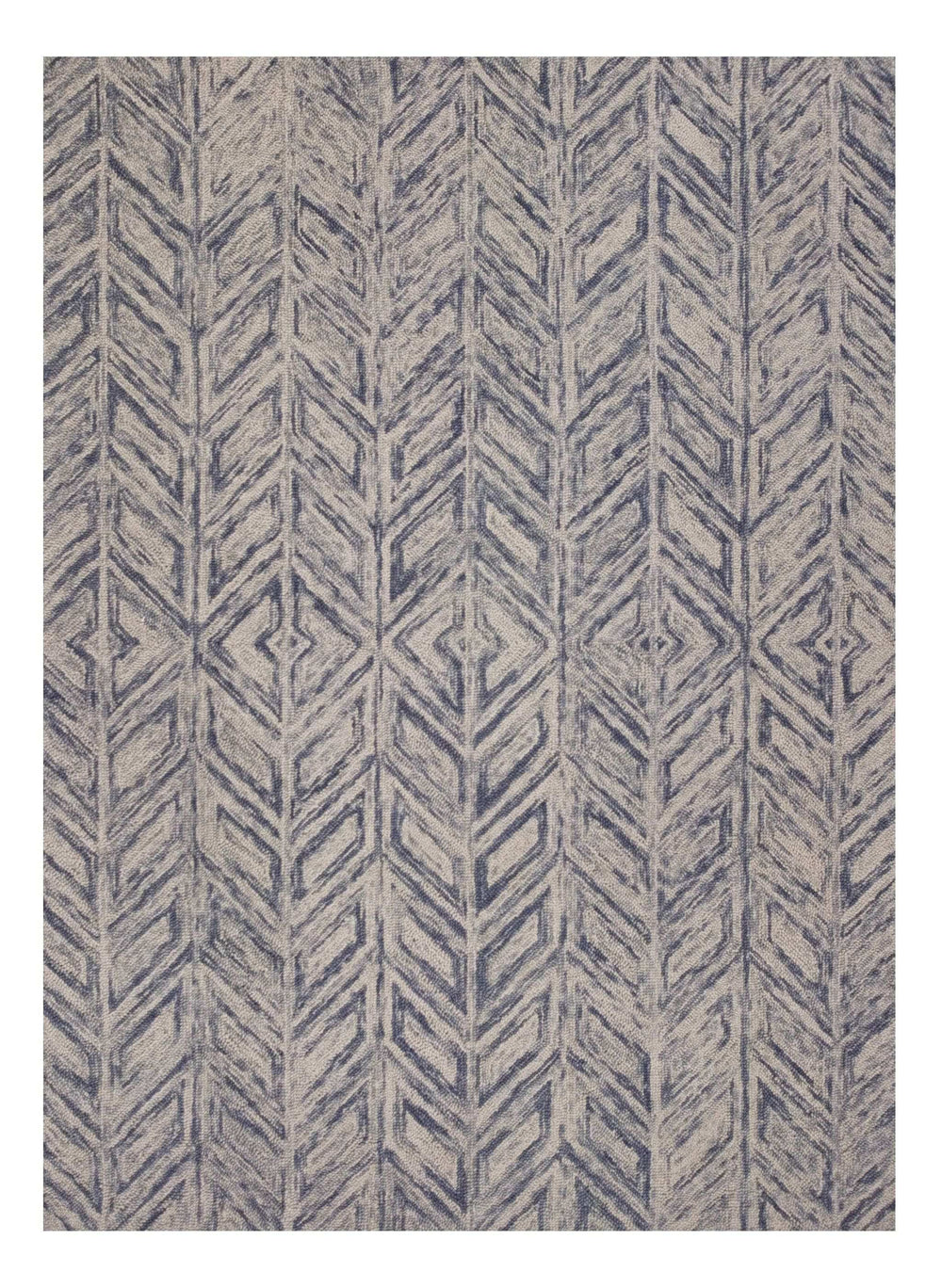 9' X 12' Blue Wool Hand Tufted Area Rug - Homeroots - Flyclothing LLC