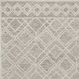 9' X 12' Sand Beige Hand Tufted Diamond Pattern Indoor Area Rug - Homeroots - Flyclothing LLC