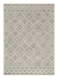 9' X 12' Sand Beige Hand Tufted Diamond Pattern Indoor Area Rug - Homeroots - Flyclothing LLC