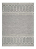 9' X 12' Grey Hand Tufted Geometric Indoor Area Rug - Homeroots - Flyclothing LLC
