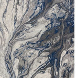 10' X 13' Grey Machine Woven Abstract Watercolor Indoor Area Rug - Homeroots - Flyclothing LLC