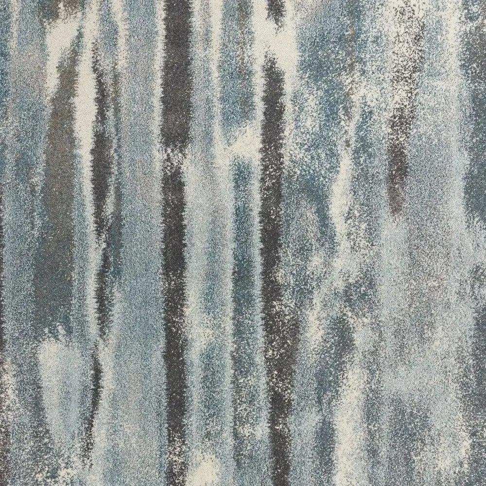 9' X 13' Polypropylene Teal Area Rug - Homeroots - Flyclothing LLC