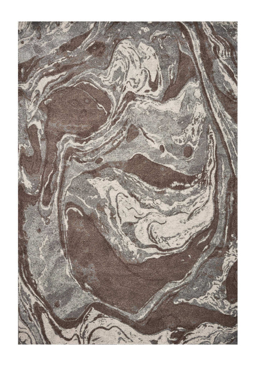 9' X 13' Polypropylene Mocha Area Rug - Homeroots - Flyclothing LLC