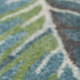 9' X 13' Polypropylene Teal Or Green Area Rug - Homeroots - Flyclothing LLC