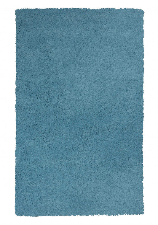 9' X 13' Blue Hand Woven Area Rug - Homeroots - Flyclothing LLC
