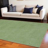9' X 13' Green Hand Woven Area Rug - Homeroots - Flyclothing LLC