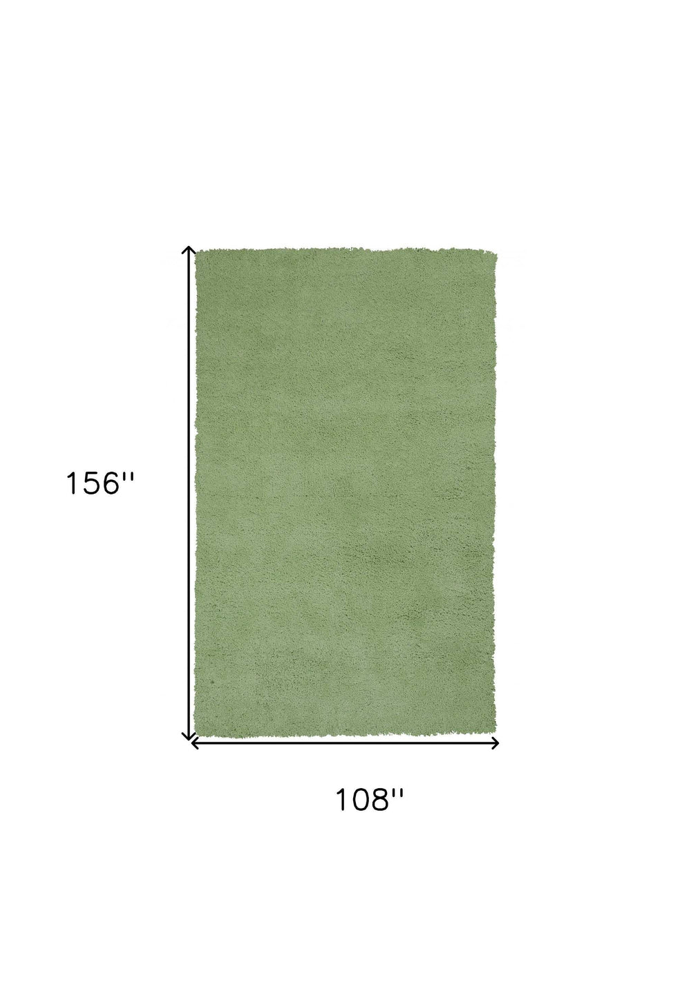 9' X 13' Green Hand Woven Area Rug - Homeroots - Flyclothing LLC
