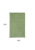 9' X 13' Green Hand Woven Area Rug - Homeroots - Flyclothing LLC