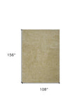 9' X 13' Yellow Hand Woven Area Rug - Homeroots - Flyclothing LLC