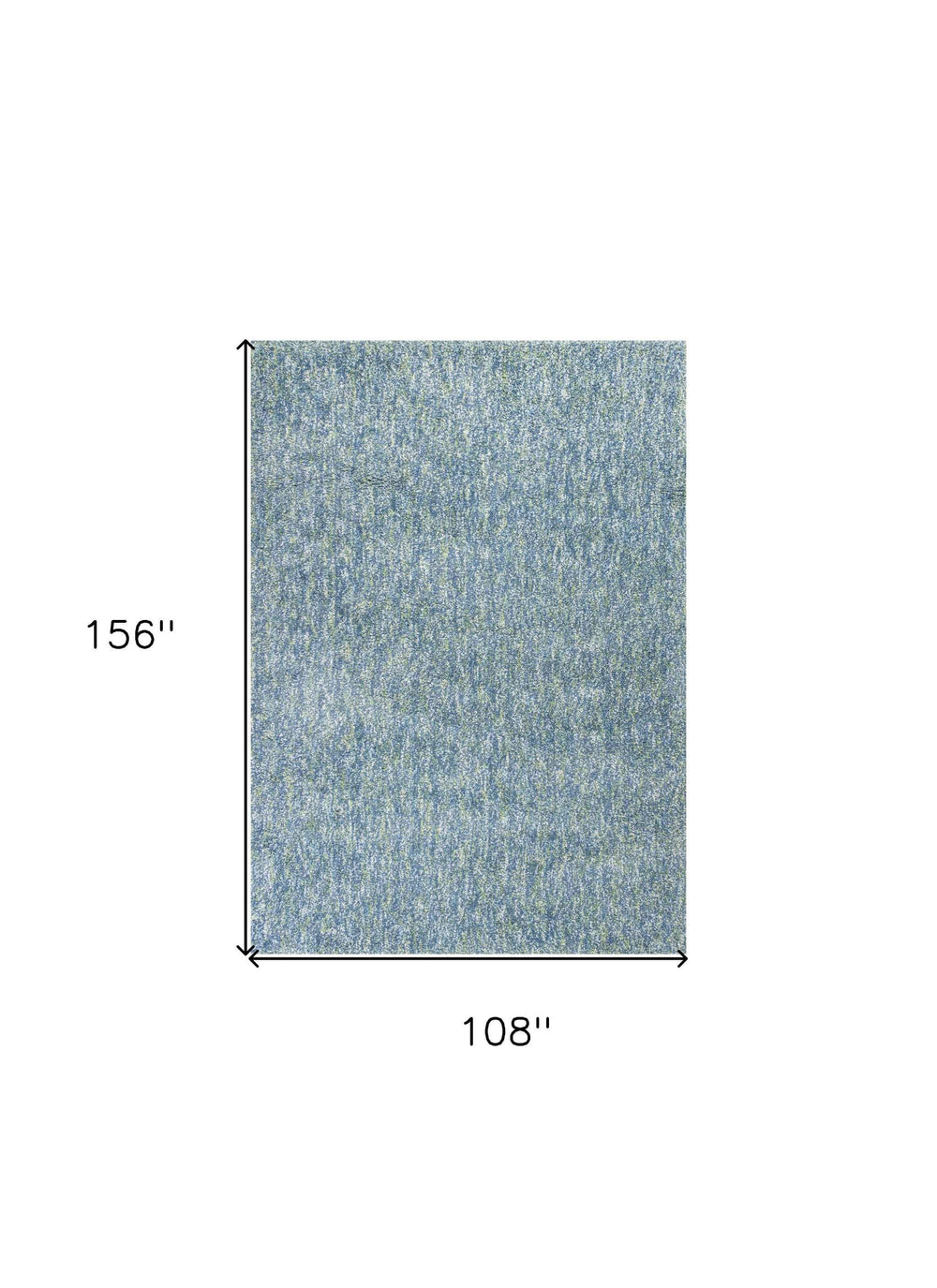 9' X 13' Blue and Beige Hand Woven Area Rug - Homeroots - Flyclothing LLC