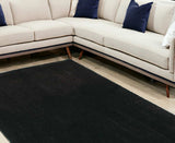 9' X 13' Polyester Espresso Area Rug - Homeroots - Flyclothing LLC