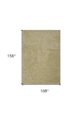 9' X 13' Polyester Canary Yellow Area Rug - Homeroots - Flyclothing LLC