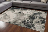 9' X 13' Polyester Silver Area Rug - Homeroots - Flyclothing LLC