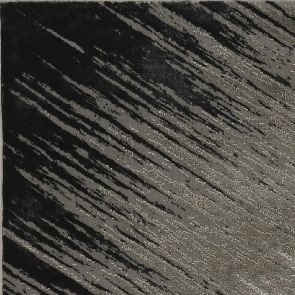 9' X 13' Polyester Silver Grey Area Rug - Homeroots - Flyclothing LLC