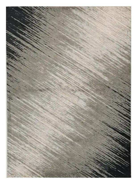 9' X 13' Polyester Silver Grey Area Rug - Homeroots - Flyclothing LLC