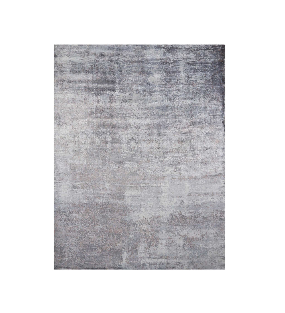 9' X 12' Gray Abstract Hand Loomed Area Rug - Homeroots - Flyclothing LLC