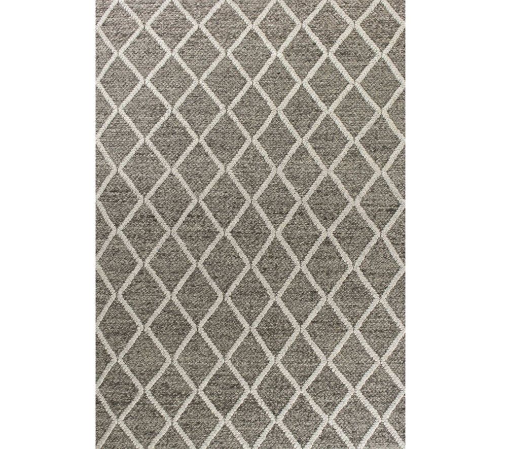 9' X 13' Wool Dark Grey Area Rug - Homeroots - Flyclothing LLC