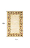 9' X 13' Ivory Wool Floral Hand Tufted Area Rug - Homeroots - Flyclothing LLC