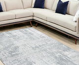 9' X 13' Gray Abstract Hand Loomed Area Rug - Homeroots - Flyclothing LLC