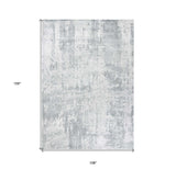 9' X 13' Gray Abstract Hand Loomed Area Rug - Homeroots - Flyclothing LLC
