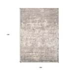 9' X 13' Beige Hand Loomed Abstract Brushstroke Indoor Area Rug - Homeroots - Flyclothing LLC