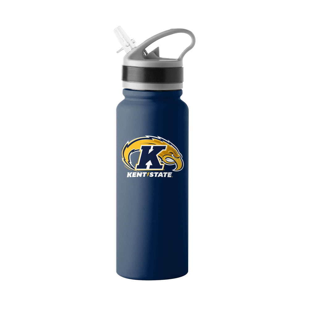 Kent State 25oz Logo SingleWall FlipTop Bottle - Logo Brands - Flyclothing LLC