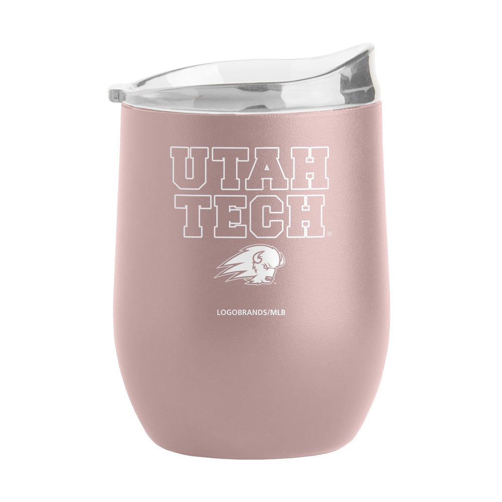 Utah Tech 16oz Dusk Stencil Powder Coat Curved Bev - Logo Brands - Flyclothing LLC