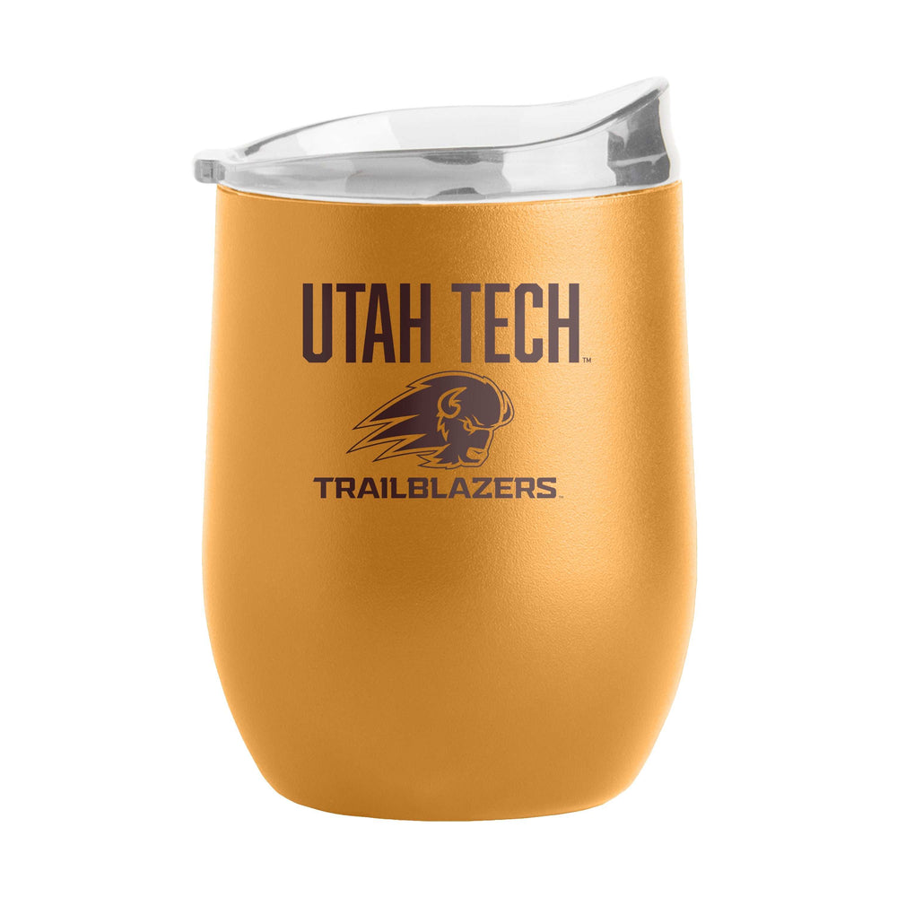 Utah Tech 16oz Oak Huddle Powder Coat Curved Bev - Logo Brands - Flyclothing LLC