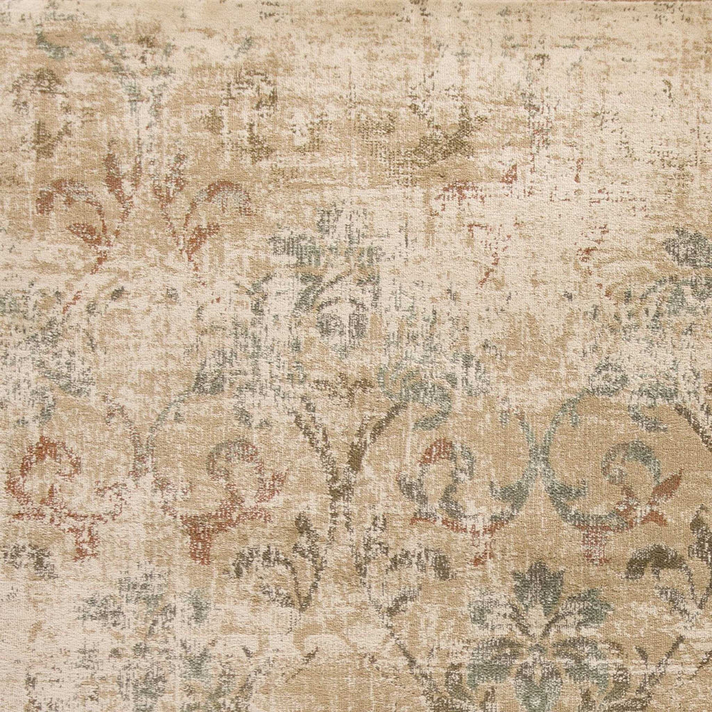 5' X 8' Champagne Vintage Area Rug - Homeroots - Flyclothing LLC