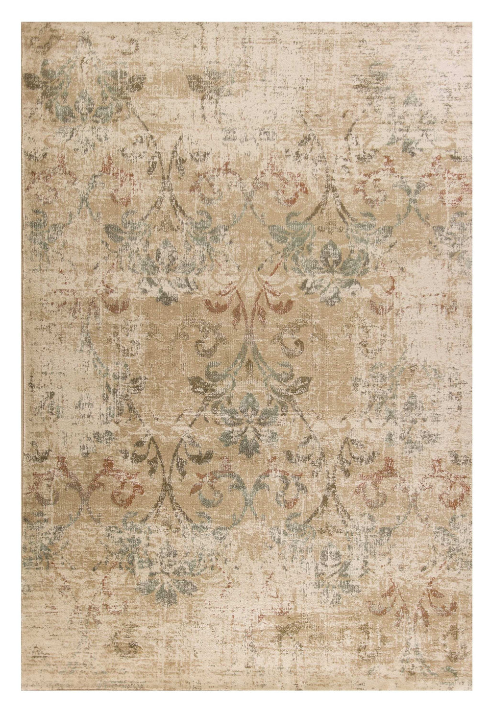 5' X 8' Champagne Vintage Area Rug - Homeroots - Flyclothing LLC