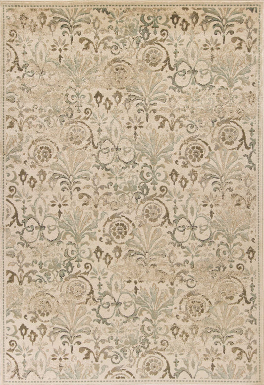 5' X 8' Ivory Vintage Area Rug - Homeroots - Flyclothing LLC