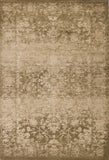 5' X 8' Beige Machine Woven Distressed Floral Traditional Indoor Area Rug - Homeroots - Flyclothing LLC