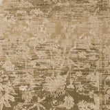 5' X 8' Beige Machine Woven Distressed Floral Traditional Indoor Area Rug - Homeroots - Flyclothing LLC