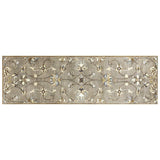 7' Grey Hand Tufted Wool Traditional Floral Indoor Area Rug - Homeroots - Flyclothing LLC