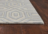 3' X 5' Grey Hand Tufted Geometric Indoor Area Rug - Homeroots - Flyclothing LLC