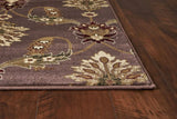 5' X 8' Purple Area Rug - Homeroots - Flyclothing LLC