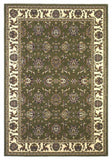 5' X 8' Green Ivory Machine Woven Floral Traditional Indoor Area Rug - Homeroots - Flyclothing LLC