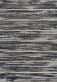5' X 8' Grey Machine Woven Abstract Brushstroke Indoor Area Rug - Homeroots - Flyclothing LLC
