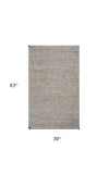 3' X 5' Natural Wool Handmade Area Rug - Homeroots - Flyclothing LLC