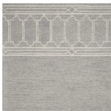 5' X 7' Grey Geometric Pattern Wool Indoor Area Rug - Homeroots - Flyclothing LLC