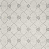 5' X 7' Ivory Hand Tufted Wool Ogee Indoor Area Rug - Homeroots - Flyclothing LLC