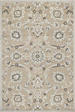 7' X 10' Gray And Ivory Floral Indoor Outdoor Area Rug - Homeroots - Flyclothing LLC